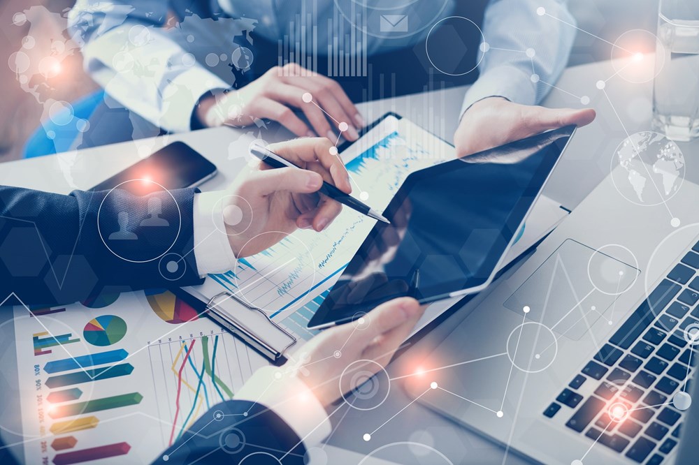 Datas - reporting - graphs - tablet 03